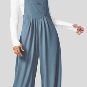 Halara Waffle Overalls - Mountain Spring, Size XL